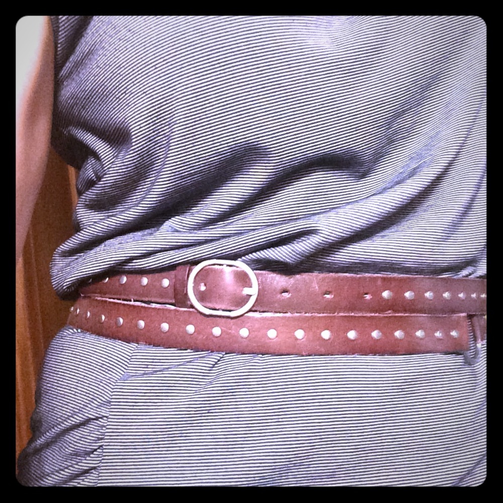EUC Silpada Leather Double Wrap Skinny w/ Grommets
